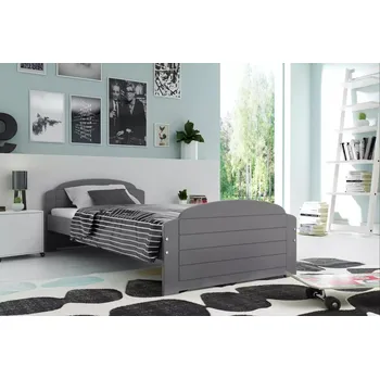 Dětská postel Nábytek PEGAS s.r.o. Dětská postel LILI 90x200 cm, s matrací, Grafit