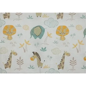 látková plena Dětská látková plena s potiskem 70 x 70 cm - český výrobek - safari