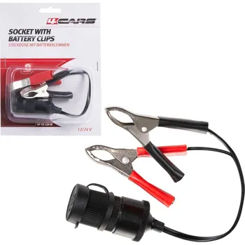 Hlavica 4CARS se svorkami baterie 12/24V