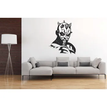 Samolepící dekorace Lepy.cz Samolepka na zeď Star Wars - Darth Maul Velikost (šířka x výška): 40x50cm, Barevná varianta: Ledová modrá