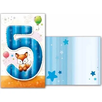 Blahopřání dětské MFP 05 narozeniny M33-095 bez textu