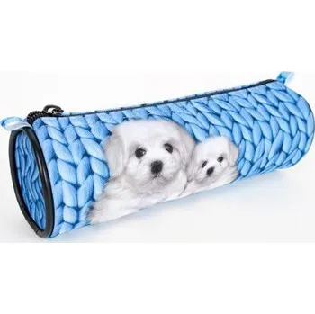 Penál PENÁL ROLKA LOVE 1 MODRÝ