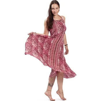 Dámské šaty Midi šaty ALINA červené