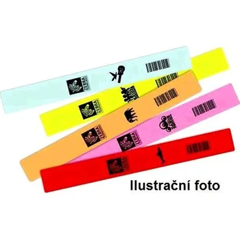 Zebra Z-Band Fun náramkové pásky, DT, 25 mm x 254 mm, 4 x 350ks, zelená (10012712-4)