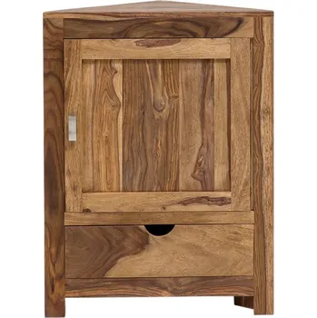 Koupelnový nábytek Rohová koupelnová skříňka Cancun z palisandru