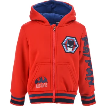 Chlapecká mikina Chlapecká minina BATMAN červená Velikost: 104