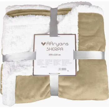 deka Aaryans Deka s beránkem Sherpa béžová 200x220 cm