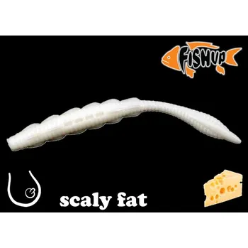 Umělá nástraha FishUp SCALY FAT 3.2" #009 white