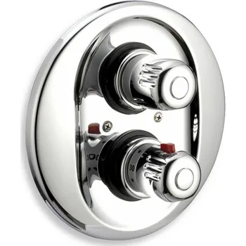 Vodovodní baterie Novaservis Sprchová baterie termostatická podomítková Aquamat chrom