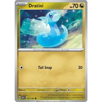 Karetní hra Dratini 157/197 - Obsidian Flames Typ karty: Non-Holo