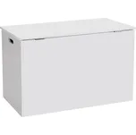 VASAGLE Truhla na lůžkoviny bílá 76 x 48 x 40 cm