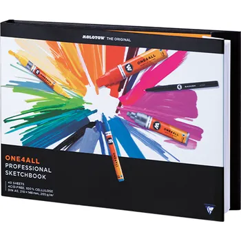 Skicář MOLOTOW One4All Sketchbook Profi A5, 40 listů horizontální