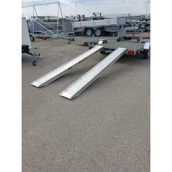 Nakládací rampa pro vozidlo Hliníkové nájezdy, 1 pár, délka 2,5 m, výška profilu 115 mm, nosnost 4.000 kg (LT Machines)