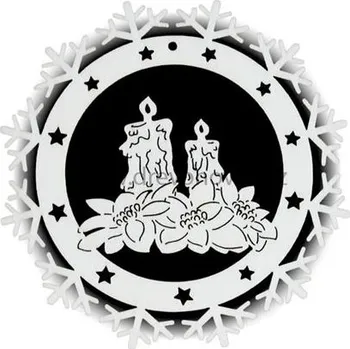 Vánoční dekorace Vánoční ozdoba VLOČKA č.1414