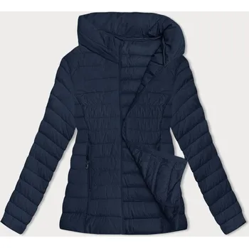 Tmavě modrá dámská prošívaná bunda pro přechodné období (16M9109-215) odstíny modré S (36)