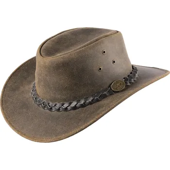 Klobouk Australský klobouk kožený - FLEETWOOD
