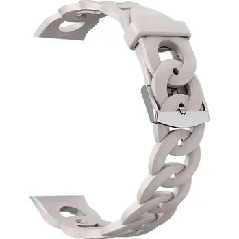 Příslušenství k chytrým hodinkám Madvell Silikonový řemínek Bloom krémová magnolie 20mm