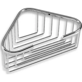 Drátěná police Novaservis Rohová polička malá hluboká Metalia Drátěný program chrom