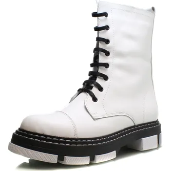 Dámská zimní obuv DÁMSKÉ KOTNÍKOVÉ BOTY WILD 138-9802-9802 BÍLÁ Barva: BÍLÁ, Velikost: 38