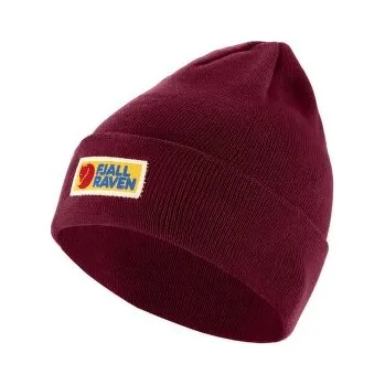 Čepice Fjällräven Vardag Classic Beanie Bordeaux Red červená
