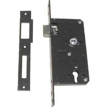 Dveřní kování Zámek vratový 90 L cyl.vl./převod