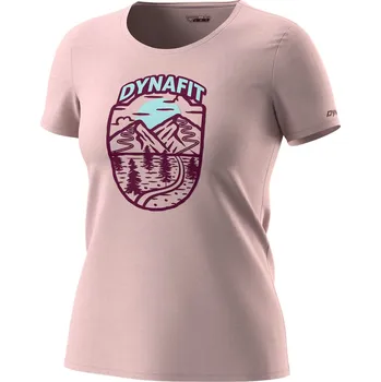 Pánské tričko Triko Dynafit Graphic Cotton W S/S TEE pale rose/horizon 2025 Barva: růžová, Velikost: M
