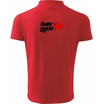 Pánská košile Malej dábel - Polokošile pánská Pique Polo 203 - 5XL ( Červená )