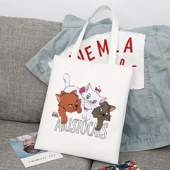 Nákupní taška Skládací taška s Disney potiskem - Bílá 18,žádný zip