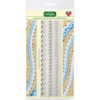 Nádoba na pečení KATY SUE - silikonová forma - vlny , moře na okraj dortu