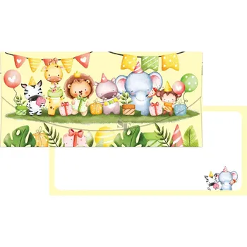 Obálka Blahopřání srdečné 22362 DO Zvířátka Dárková obálka na peníze 210x100mm