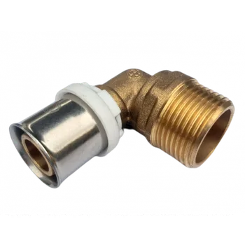 rozdělovač topení Koleno lisovací pro AL-Pex 16 x 1/2" vnější závit