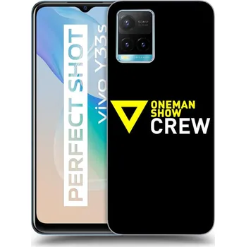 Pouzdro na mobilní telefon Picasee silikonový černý obal pro Vivo Y33s - ONEMANSHOW CREW