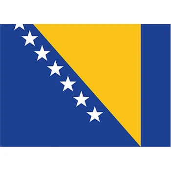 Vlajka Printwear Vlajka Bosna a Hercegovina Flagba Bosnia and Herzegovina 90 x 150 cm