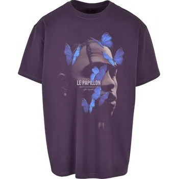 Le Papillon Oversize Tee - purplenight XL