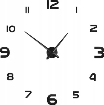 Hodiny Velké Nástěnné hodiny Černá Barva SPRZ4 (ZEG)