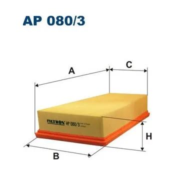 Vzduchový filtr Vzduchový filtr FILTRON (AP080/3)