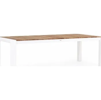 Zahradní stůl BIZZOTTO rozkládací zahradní stůl CAMERON 253/319/384x100 cm bílý 0663381