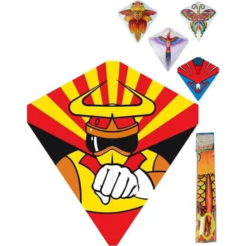 Létající drak Drak létající s obrázkem 60x66cm plastový 5 druhů v sáčku