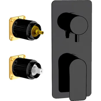 Vodovodní baterie HOPA Podomítková sprchová baterie ARNO 93KB14 - černá matná BAREI93KB14