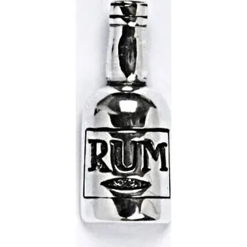 Přívěsek Stříbrný přívěsek láhev RUM - P111 (Stříbrný přívěsek lahev rumu)
