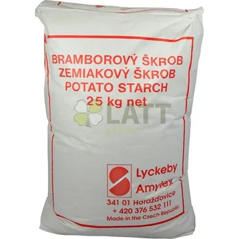 Škrob BRAMBOROVÝ škrob 25kg papírový pytel, země původu Česko