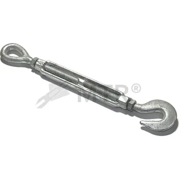 Tesařské kování MTR Napínák vysokopevnostní oko-hák Varianta: Napínák vysokopevnostní, oko-hák 3/8x6" žár. Zn