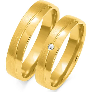 Prsten SOFIA zlatý dámský snubní prsten ZSA-151WYG