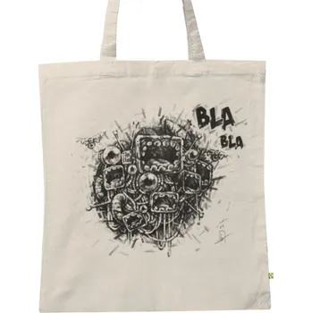 Nákupní taška BIO plátěná taška s potiskem AI BlaBla (Taška)