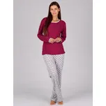 EVONA a.s. Dámské froté pyžamo P 1422 182 - P1422 182 XXL