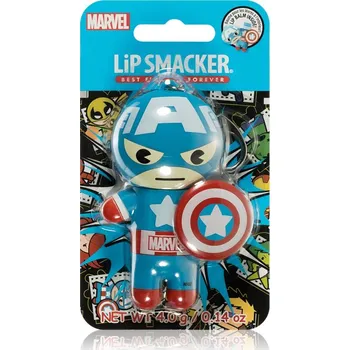 Péče o rty Lip Smacker Marvel Captain America balzám na rty příchuť Red, White & Blue-Berry 4 g