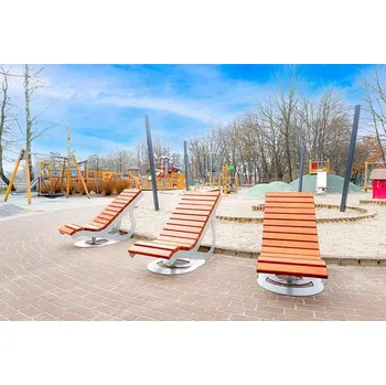 Zahradní lavice Proficity lehátko parkové Pyreus Varianty: Teak