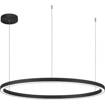 Palnas Závěsné LED svítidlo DARA ø 98 cm, černé, 3000-4000K Stmívání, řízení: ON/OFF (bez stmívání), Dálkový ovladač: Bez dálkového ovladače