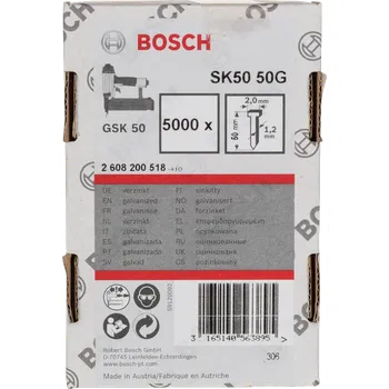 Hřebík BOSCH 2608200518 1,2 x 50 mm 5000 ks