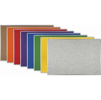 Kancelářský nábytek Textilní nástěnka TEXTIL AL rám 120 x 90 cm (různé barvy) - fialová (601200904108)